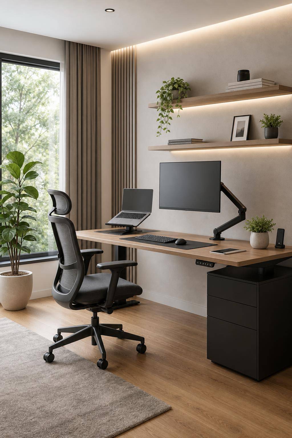 Inspiration: ergonomischen Arbeitsplatz einrichten- Optimiere dein Kabelmanagement kreativ