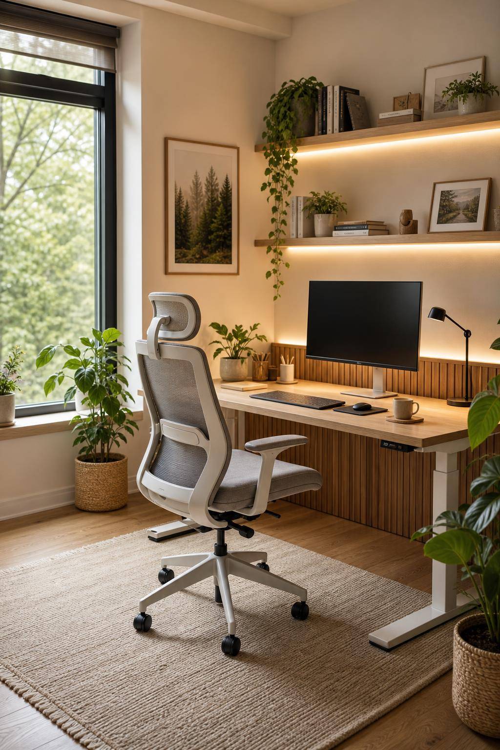 Inspiration: ergonomischen Arbeitsplatz einrichten- Schaffe persönliche Motivations-Ecken
