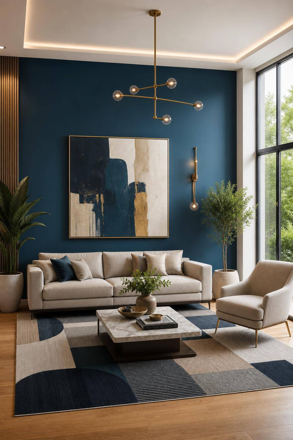 Inspiration: moderne Wandfarben- Setze auf Petrol für kraftvolle Statements