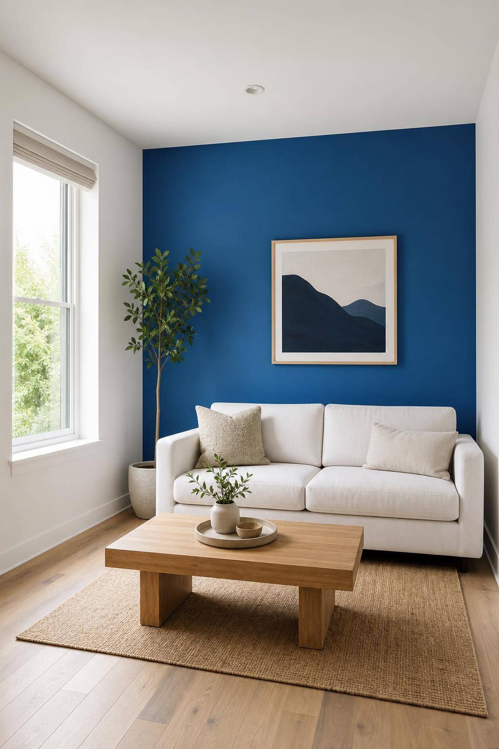 Wandfarben für kleine Räume- Male nur eine Wand in einer Knallfarbe