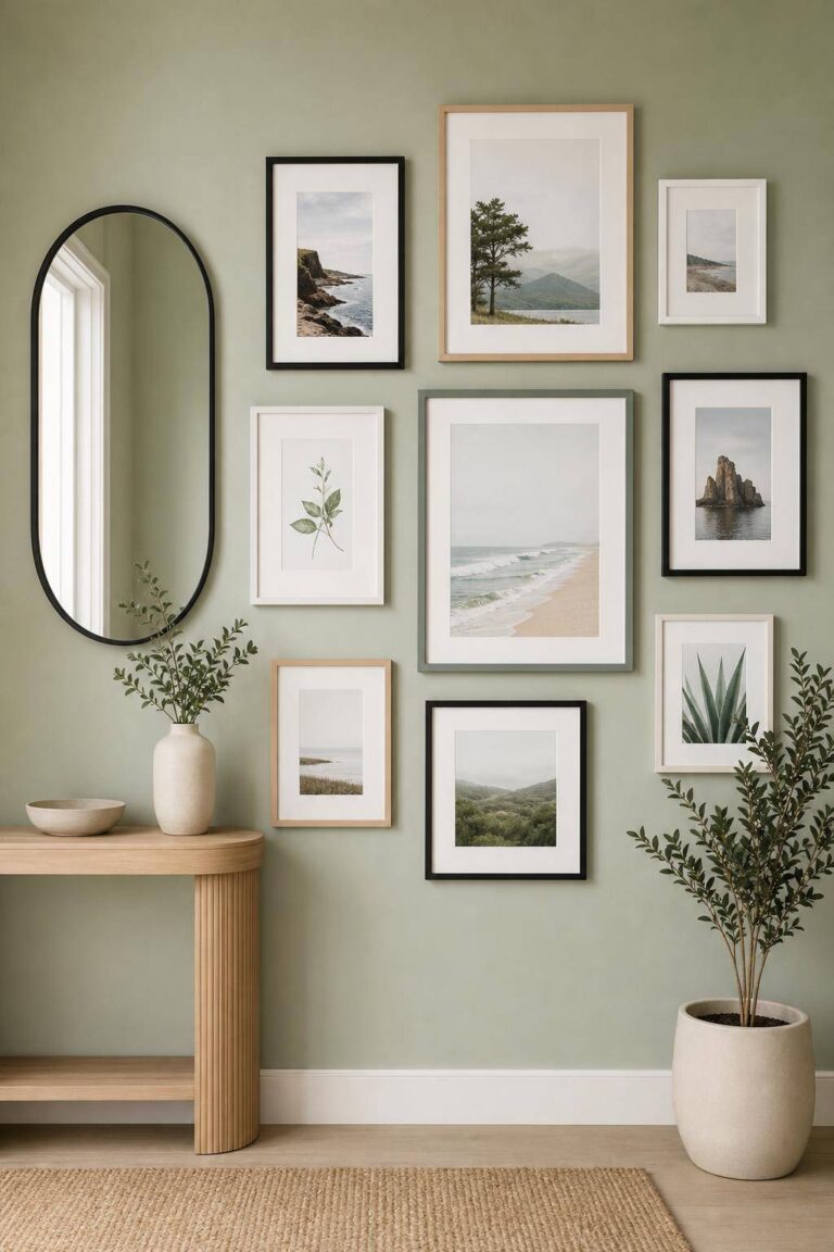 Bilderwand im Flur: 20 kreative Ideen