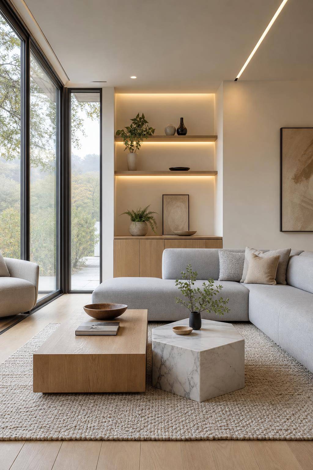 Ideen: verschiedene Arten von Couchtischen- Entdecke skandinavische Designs für minimalistische Räume