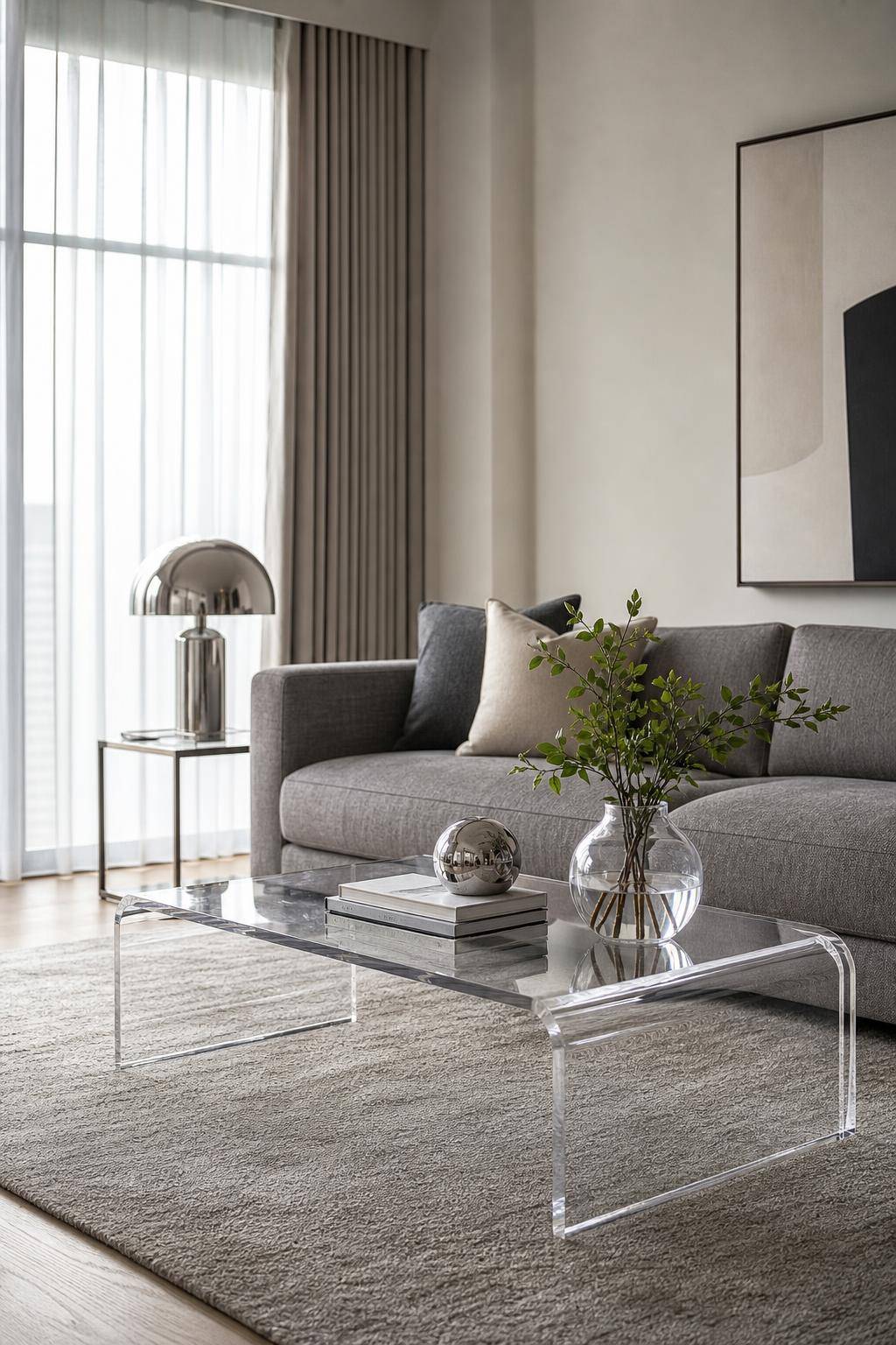 Ideen: verschiedene Arten von Couchtischen- Probier transparente Kunststofftische für modernes Flair