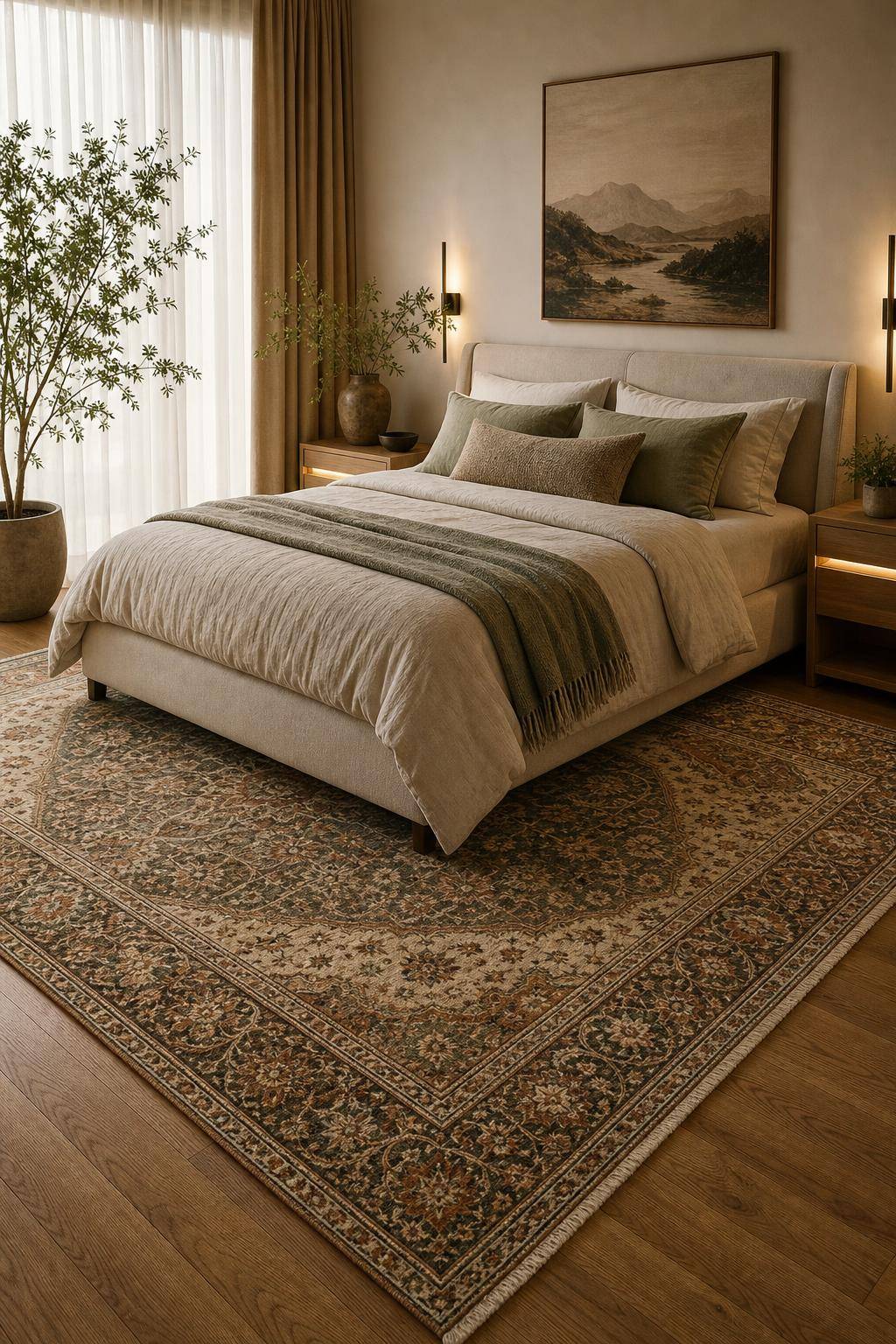 Teppich-Ideen für das Schlafzimmer- Bringe Kreativität mit handgeknüpften Teppichen ein