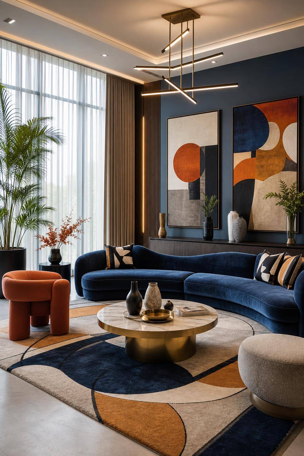 Wohntrends 2025- Experimentiere mit Statement-Pieces und Kunstwerken